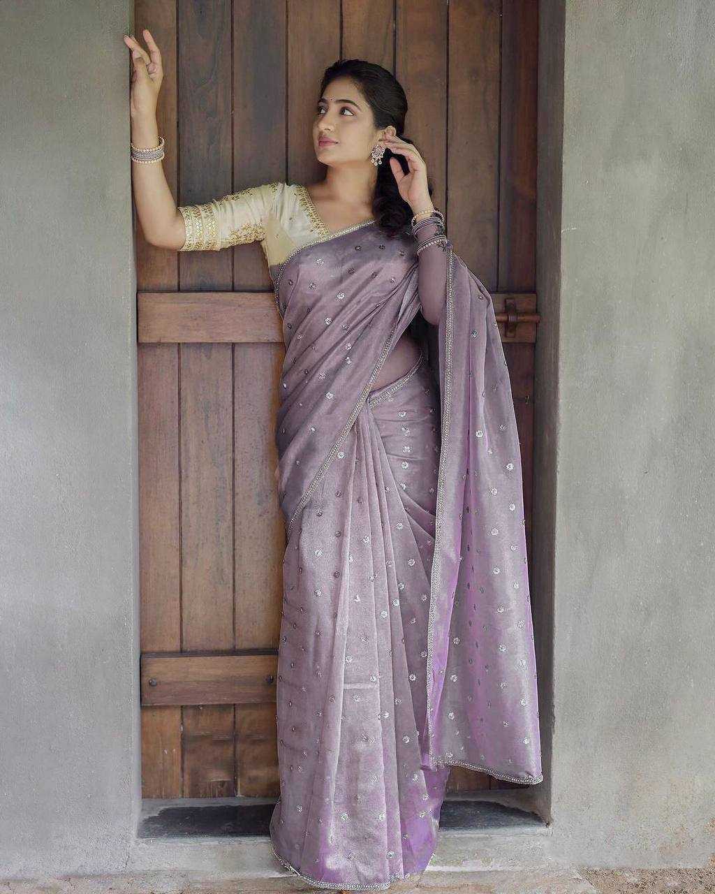 YNF TWILL NET RIN133 528 SAREES WHOLESALE SEQUENCE FANCY PARTY WEAR NET SAREES MANUFACTURER- Kapda Export