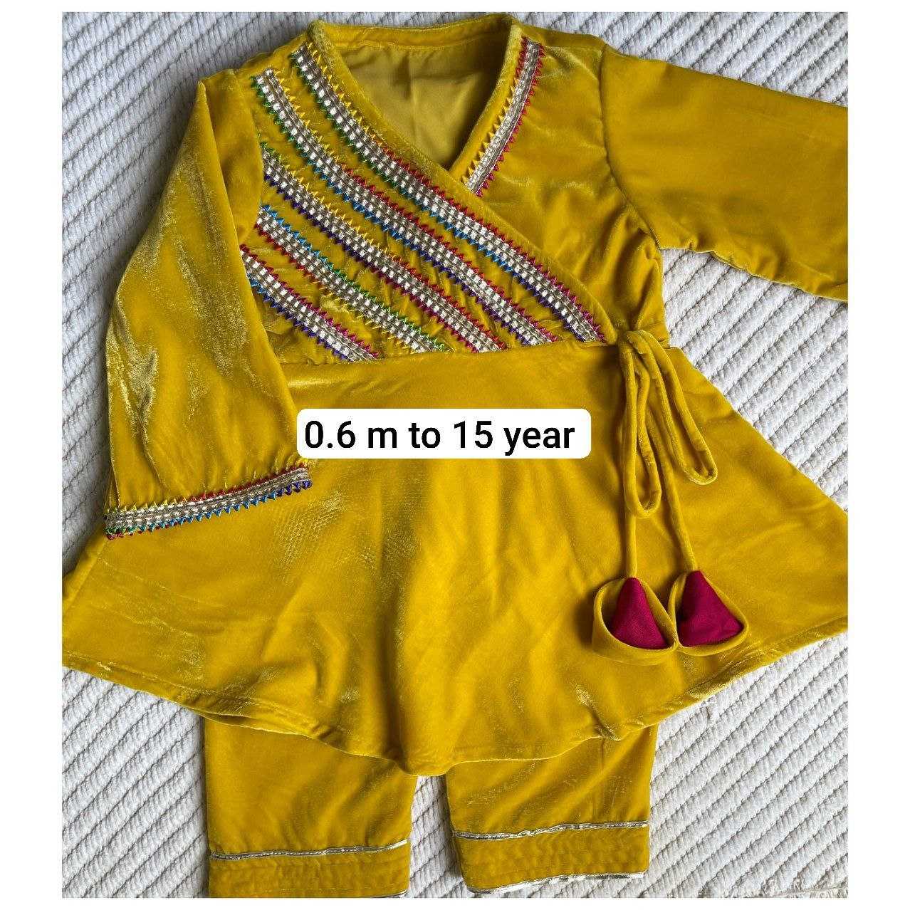 YNF VELVET RIN107 BAB54 KIDS WEAR WHOLESALE KIDS CO-ORD SET MANUFACTURER- Kapda Export