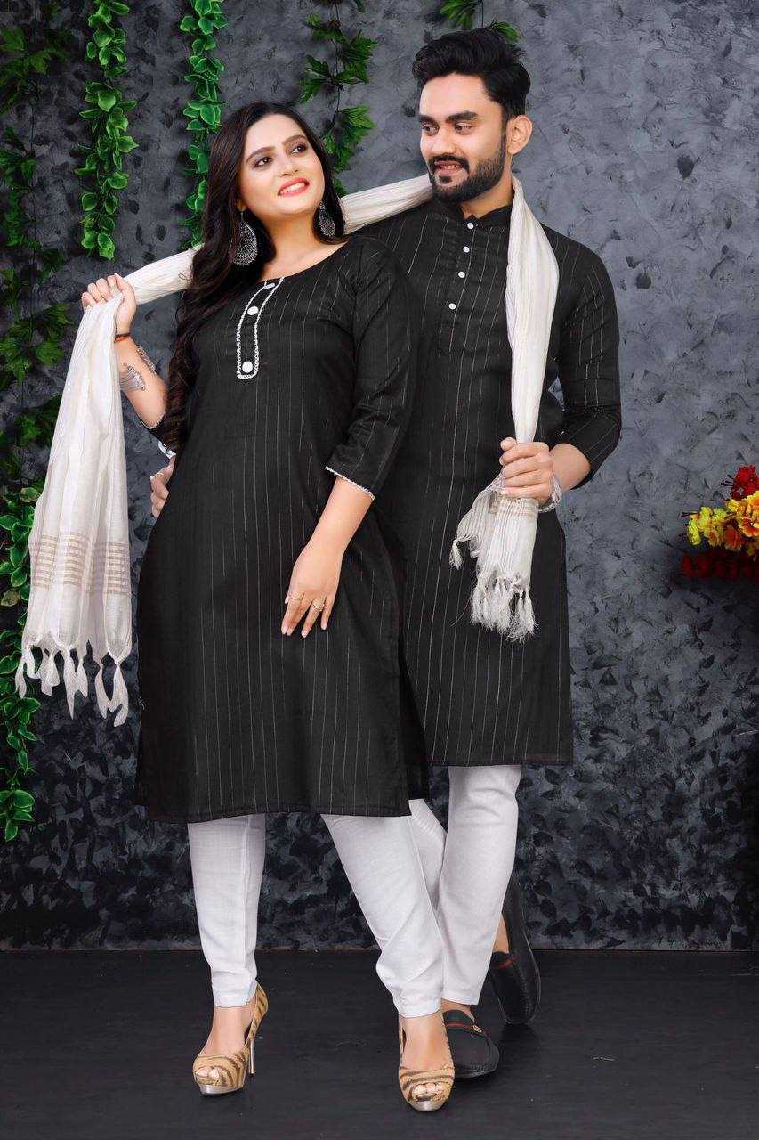 YNF COTTON RIN191 WTX08 COUPLE WEAR WHOLESALE COUPLE MATCHING ETHNIC OUTFITS MANUFACTURER- Kapda Export