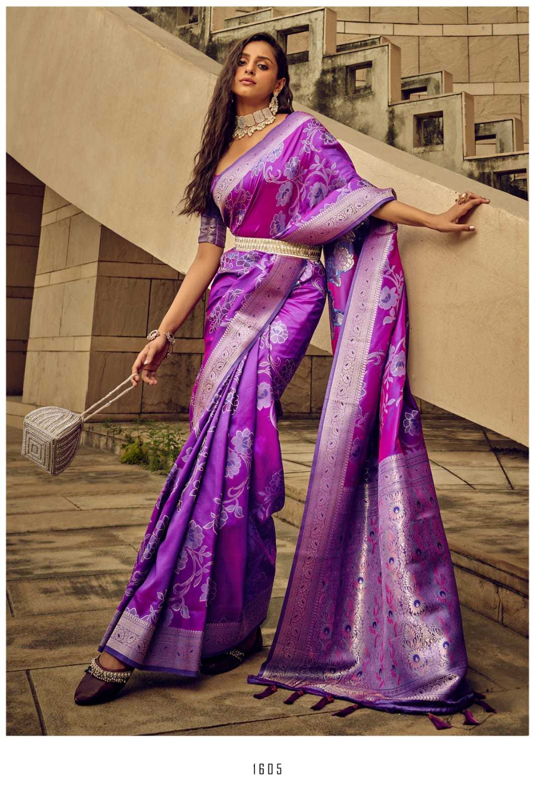 YNF SATIN KRESHVA KESH235 RF CLOTHING BRANDS WHOLESALE SAREE MANUFACTURER- Kapda Export