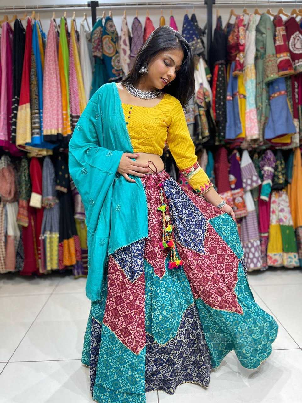 Ynf Cotton KESH444 Lehengas Wholesale Fancy Lehenga Printed Lehenga Handloom Lehenga Manufacturer- Kapda Export