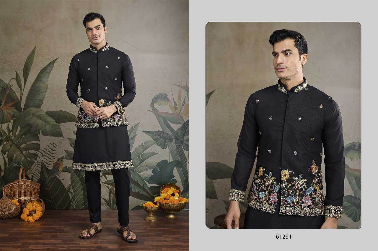 Ynf Cotton RIN197 2818 Mens Wear Wholesale Mens Kurtas Embroidered Kurta Pajama Men Designer Shirt Manufacturer- Kapda Export