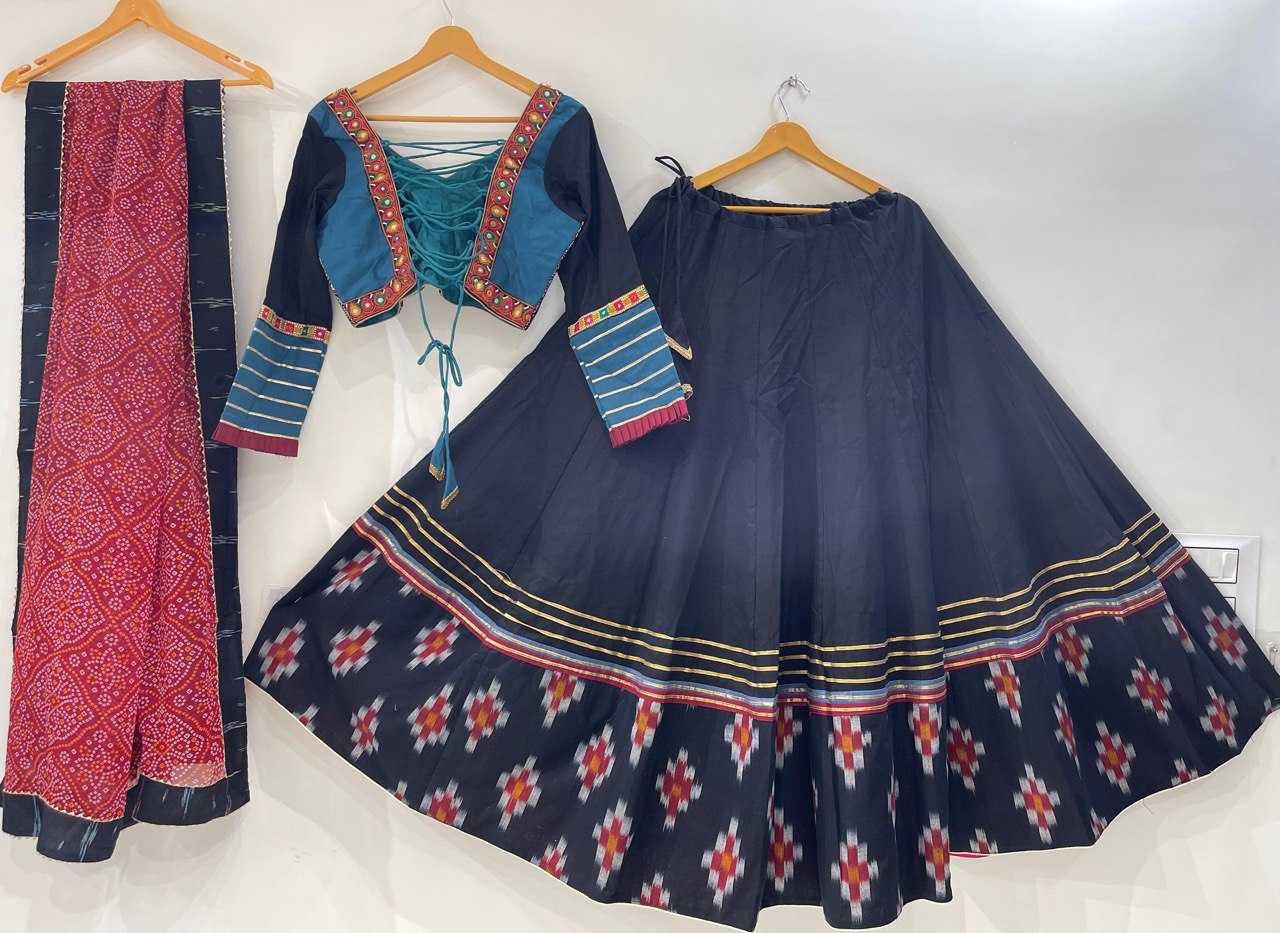 Ynf Soft Cotton KESH444 ethnic embroidered Lehengas Wholesale Embroidered Lehenga Fish Cut Lehenga Floral Lehenga Mirror Work Lehenga Manufacturer- Kapda Export