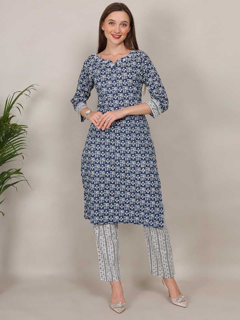 Ynf Cotton RIN197 4536 Kurti Wholesale Casual Kurtis Designer Kurtis Printed Kurtis Plus Size Kurtis Manufacturer- Kapda Export