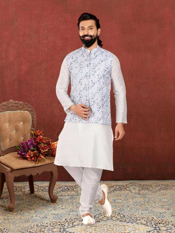 Ynf Cotton RIN223 303A Mens Wear Wholesale Mens Ethnic Jackets Festive & Wedding Coats Ethnic Waistcoats Manufacturer- Kapda Export