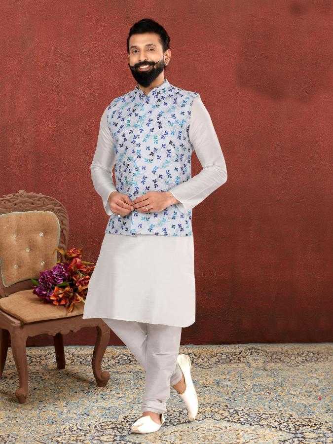 Ynf Cotton RIN223 310B Mens Wear Wholesale Mens Ethnic Jackets Festive & Wedding Coats Ethnic Waistcoats Manufacturer- Kapda Export