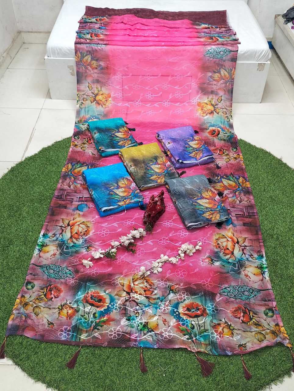 Ynf Georgette KESH441 Diamond Jubilee 2 Setwise Collections Wholesale Printed Sarees Catalogs Manufacturer- Kapda Export