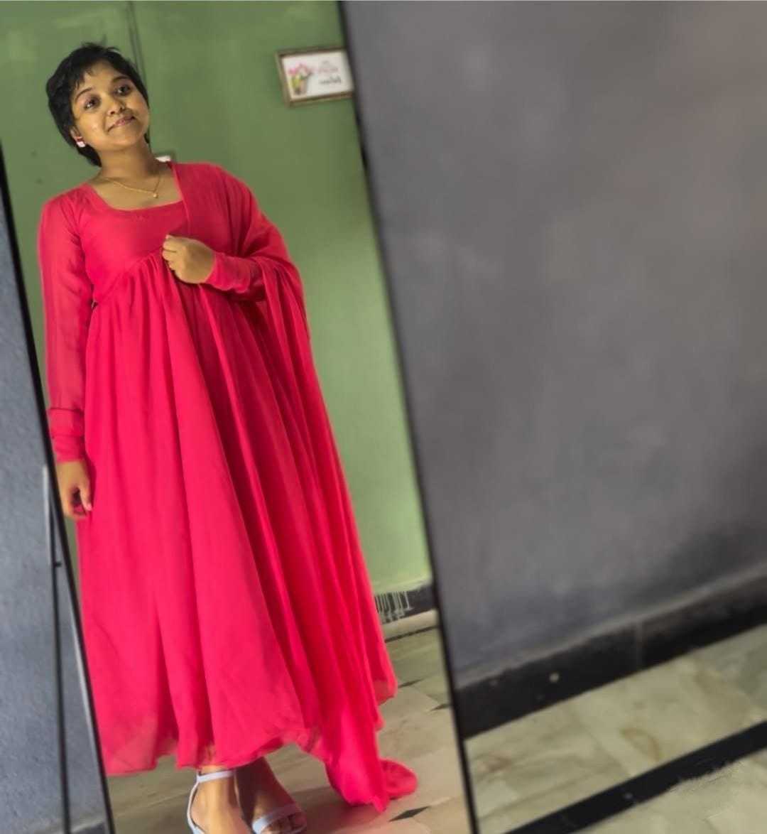 Ynf Georgette RIN157 PC-3156 Gowns Festive Collections Plus Size Collections Wholesale Georgette Gown Gown With Dupatta Backless Gowns Manufacturer- Kapda Export