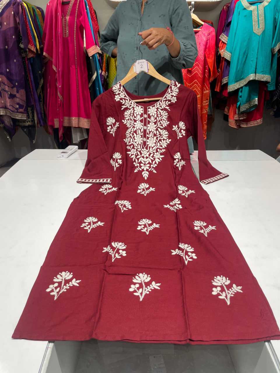 Ynf Slub Reyon RIN190 PN Kurti Set Wise Setwise Collections Wholesale Sale Catalogs Manufacturer- Kapda Export