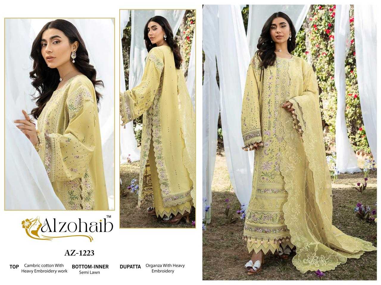 Ynf Cotton KESH444 ALZOHAIB-1223 Suits & Dresses Wedding Collections Festive Collections Wholesale Cotton Suits Wedding Suits Yellow Salwar Suit Manufacturer- Kapda Export