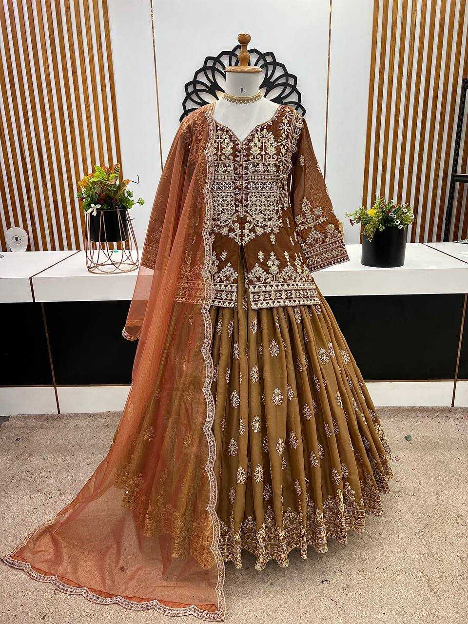 Ynf Georgette KESH499 5166 Lehengas Wedding Collections Wholesale Designer Lehenga Mehendi Outfits Manufacturer- Kapda Export