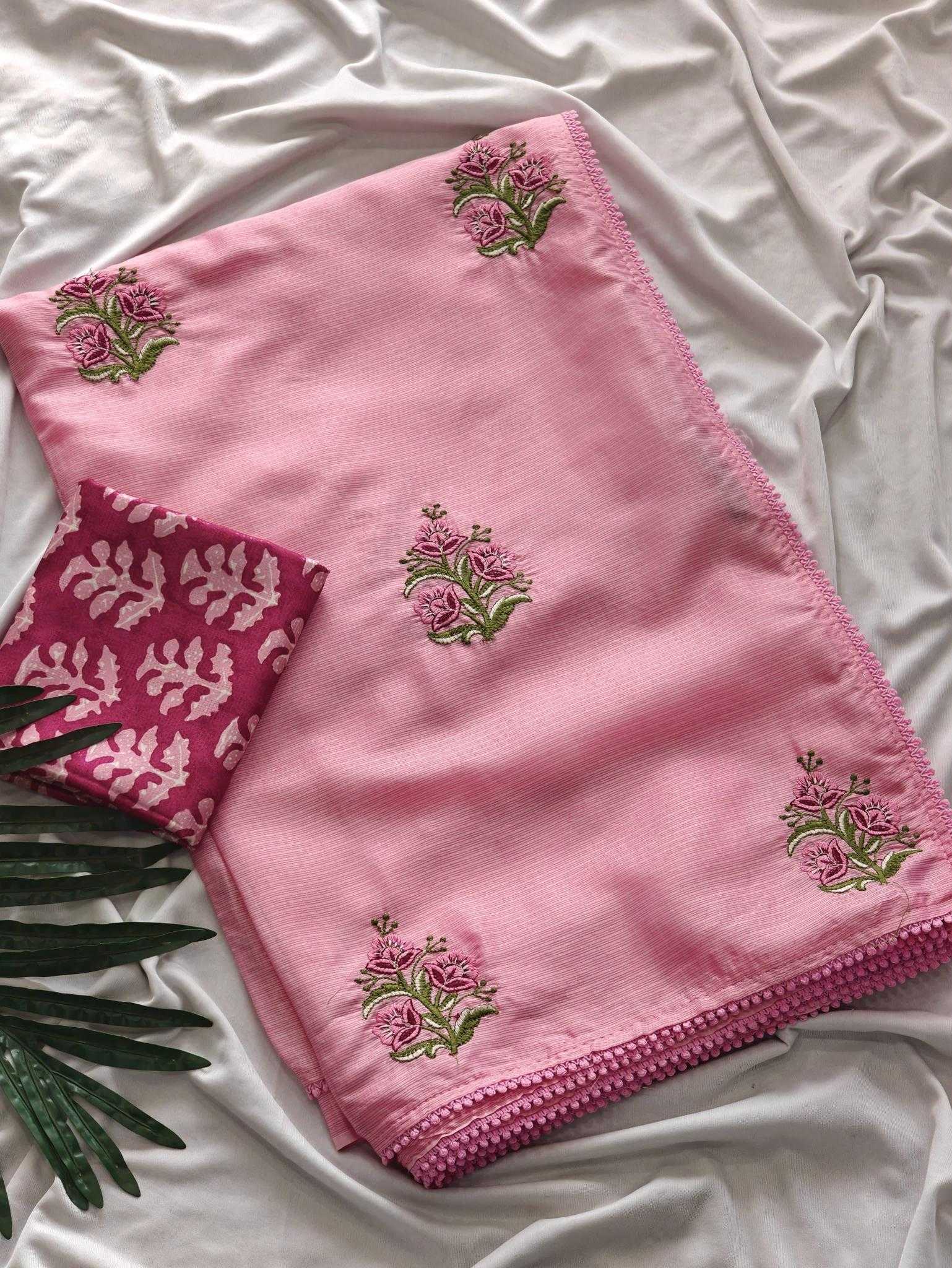 Ynf Heavy Kota KESH249 Shruti Sarees Wedding Collections Wholesale Embroidered Sarees Kota Doria Sarees Pink Sarees Manufacturer- Kapda Export