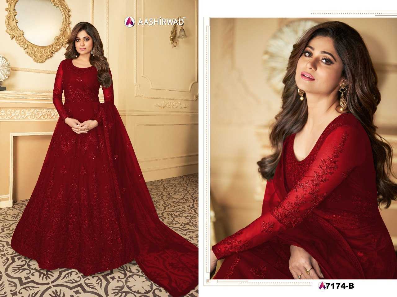 Ynf Net KESH504 7172 Gowns Wedding Collections Bollywood Collections Wholesale Embroidery Gowns Net Gowns Shamita Shetty Manufacturer- Kapda Export