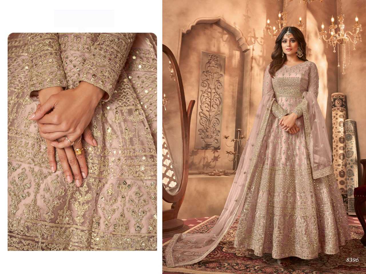Ynf Net KESH504 8396 Gowns Wedding Collections Bollywood Collections Wholesale Embroidery Gowns Net Gowns Shamita Shetty Manufacturer- Kapda Export
