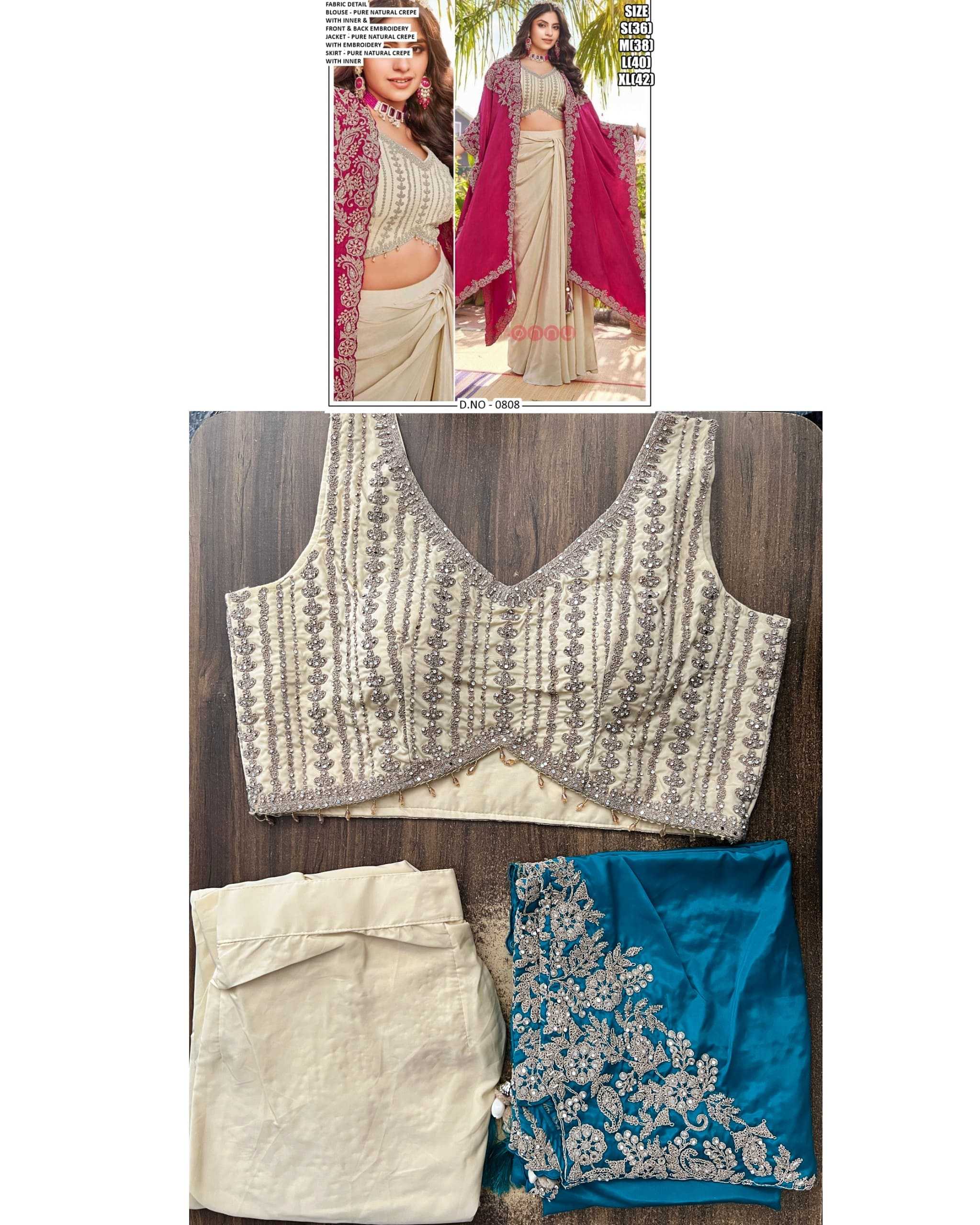 Ynf Pure Crepe KESH481 0808 Western Wears Wedding Collections Festive Collections Wholesale Engagement Outfits Wedding Outfits New Years Eve Collections Manufacturer- Kapda Export