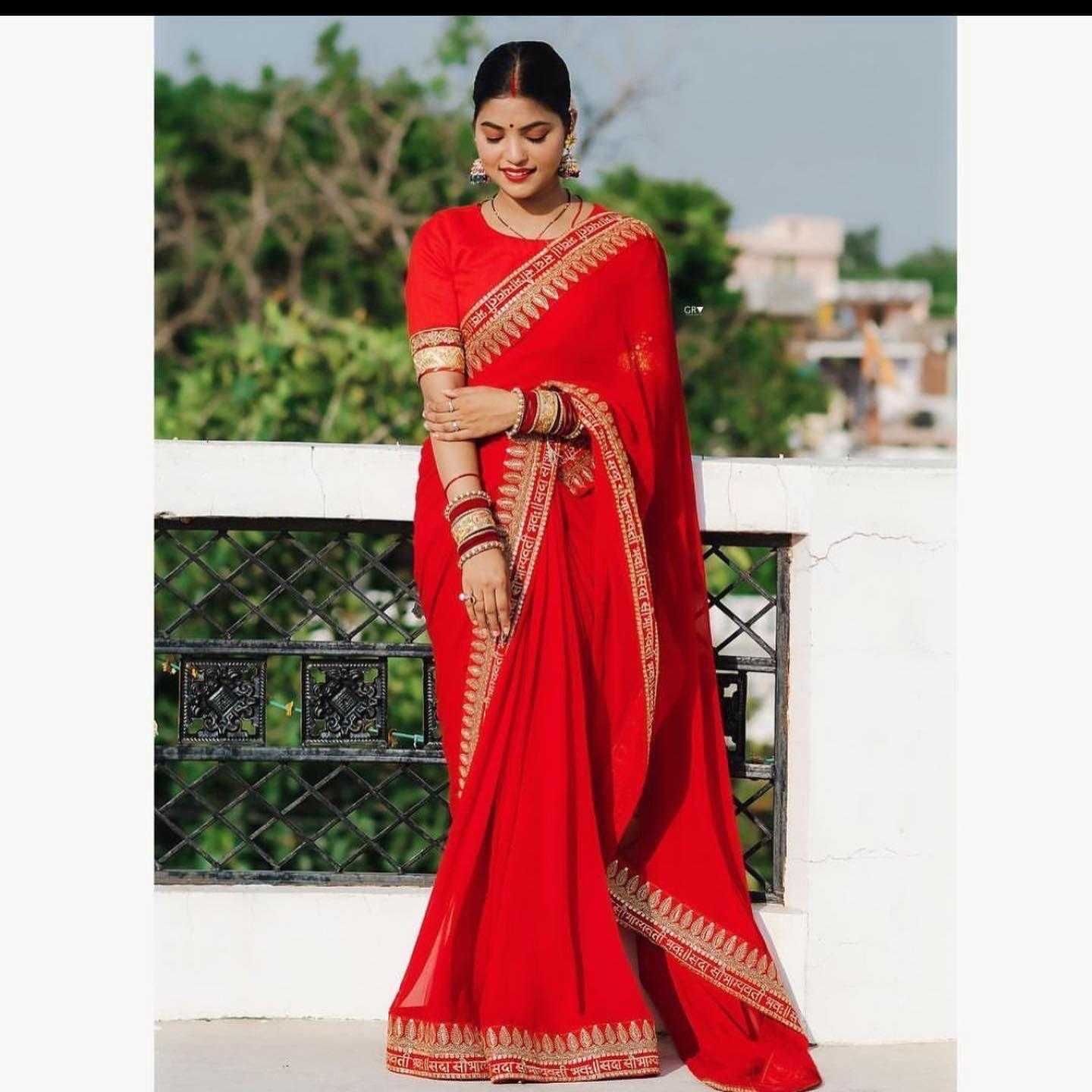 Ynf Rangoli Silk RIN134 0165 Silk Sarees Wedding Collections Festive Collections Wholesale Soft Silk Sarees Embroidered Silk Sarees Red Silk Sarees Manufacturer- Kapda Export
