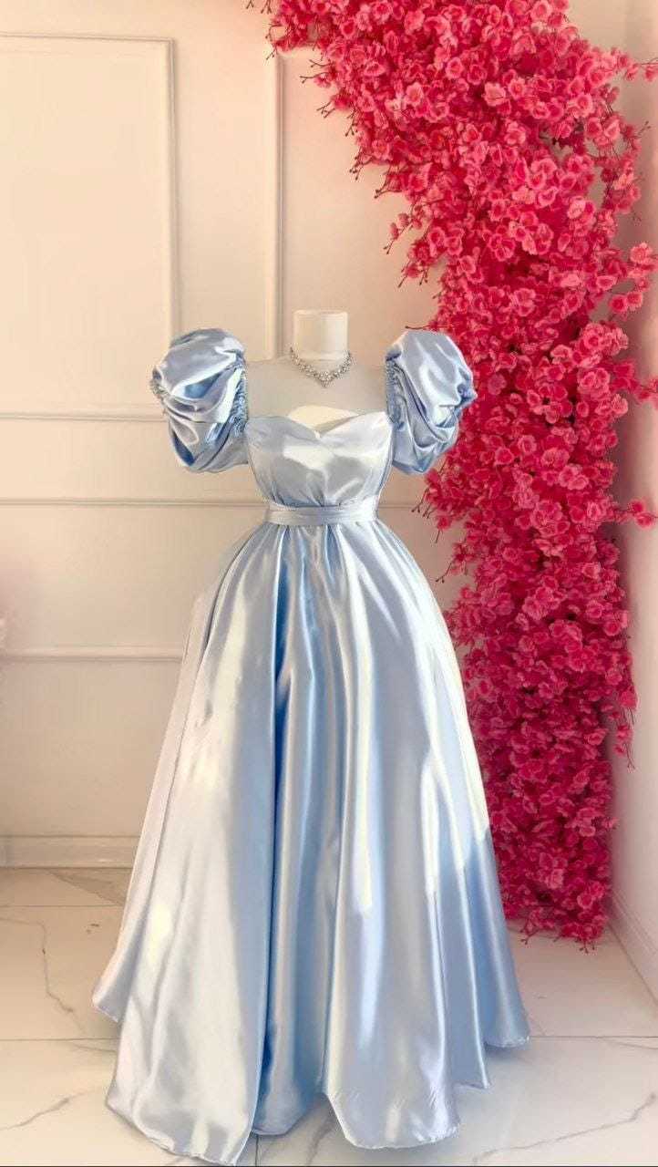 Ynf Satin RIN157 2061 Gowns Wedding Collections Plus Size Collections Wholesale Party Gowns Designer Gowns Satin Gowns Manufacturer- Kapda Export