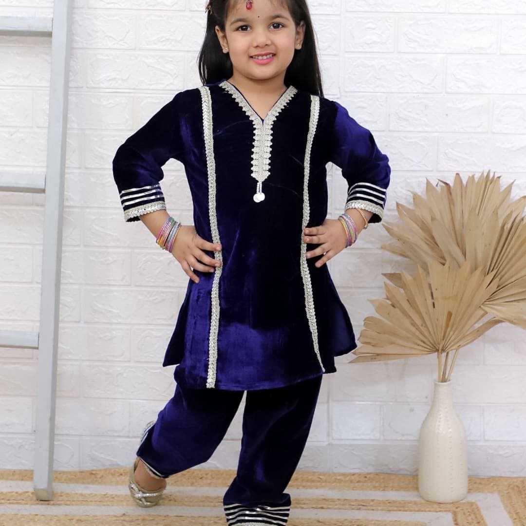 Ynf Velvet RIN107 371 Kids Wear Wholesale Kids Suit Kids Ethnic Wear Kids Traditional Outfits Manufacturer- Kapda Export