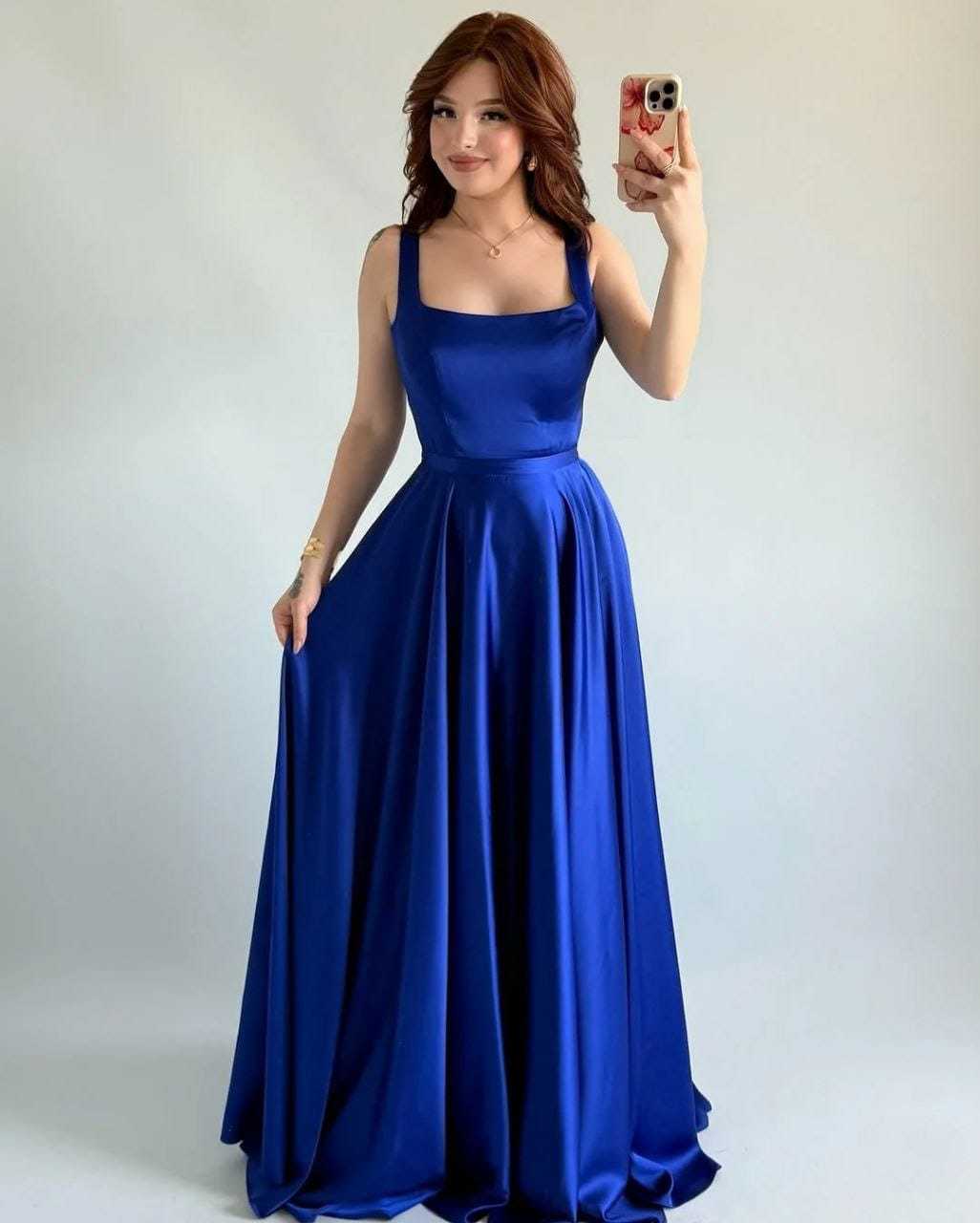Ynf Satin RIN157 2151 Gowns Plus Size Collections Wholesale Party Gowns Designer Gowns Satin Gowns Manufacturer- Kapda Export
