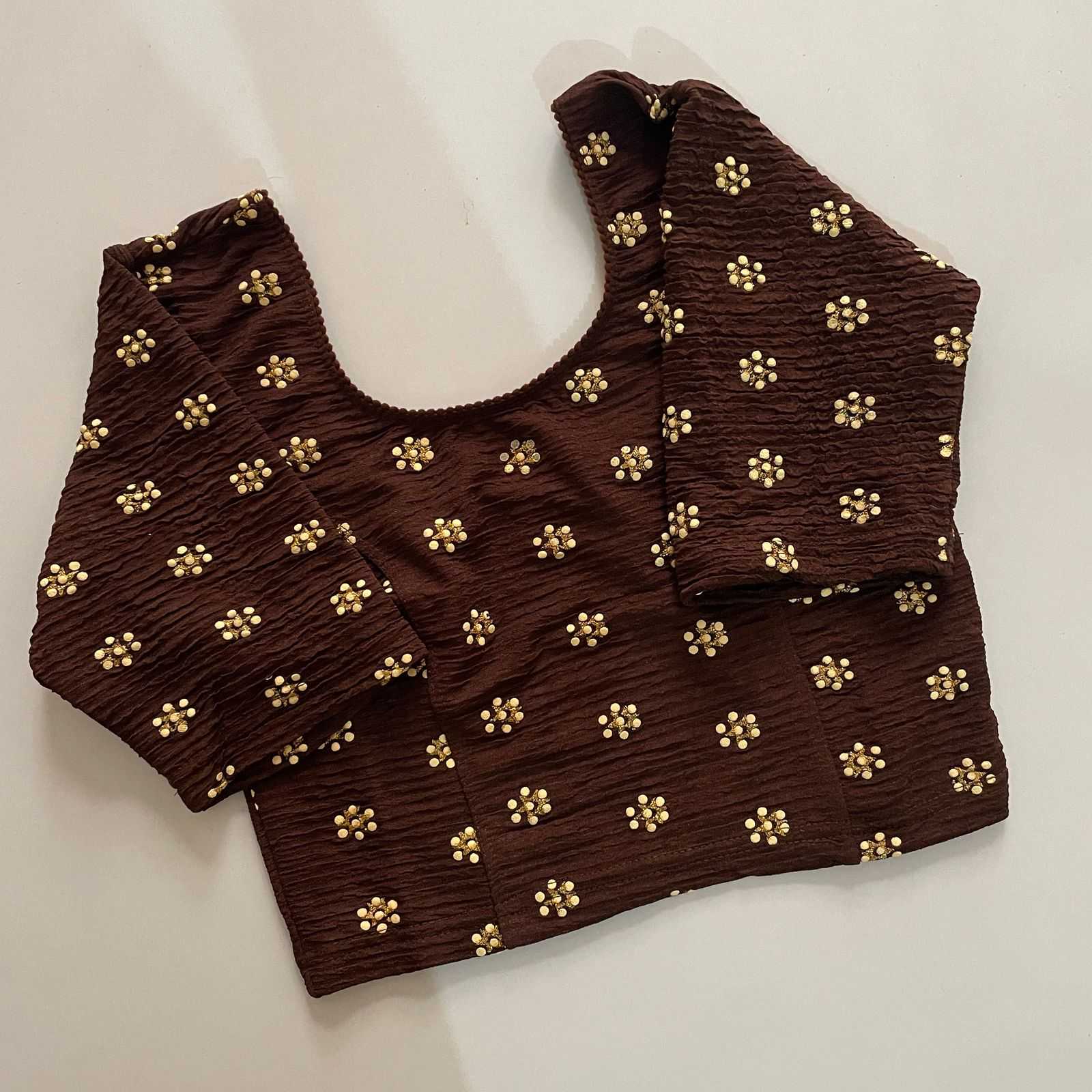 Ynf Soft Gold Crush KESH426 DWITI Readymade Blouses Wholesale Designer Blouse Stretchable Blouse Party Wear Blouse Manufacturer- Kapda Export