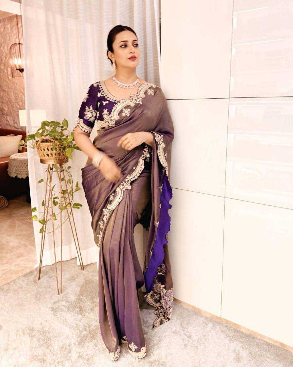 Ynf Soft Silk KESH151 5475 Sarees Bollywood Collections Festive Collections Wholesale Embroidered Sarees Silk Sarees Divyanka Tripathi Manufacturer- Kapda Export