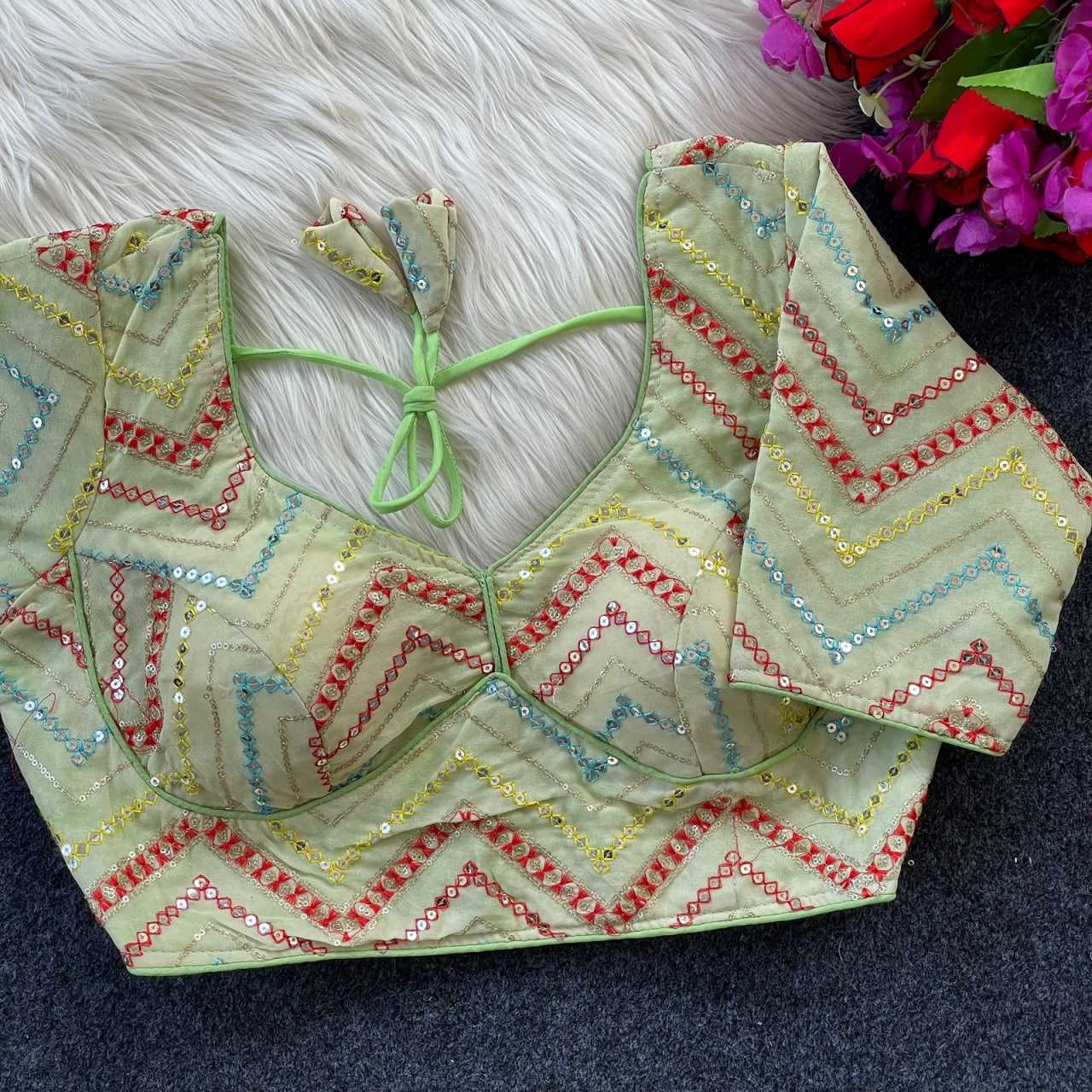 Ynf Georgette KESH426 128 Readymade Blouses Festive Collections Wholesale Designer Blouse Fashion Blouse Summer Wedding Season Collections Manufacturer- Kapda Export