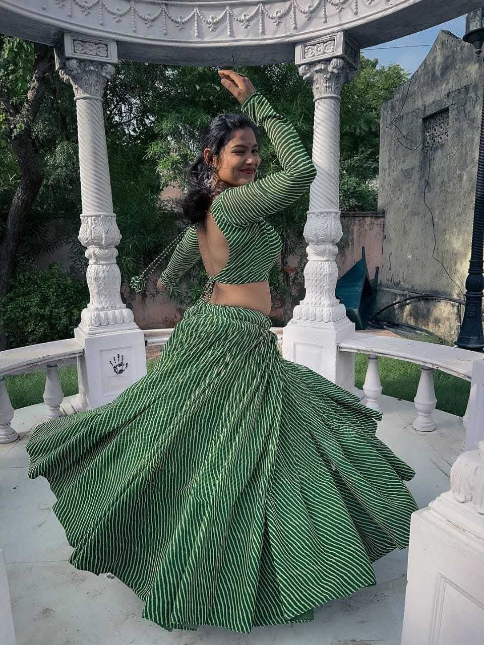 Ynf Georgette RIN157 LEHENGA-08 Lehengas Plus Size Collections Wholesale Printed Lehenga Georgette Lehenga Green Lehenga Manufacturer- Kapda Export