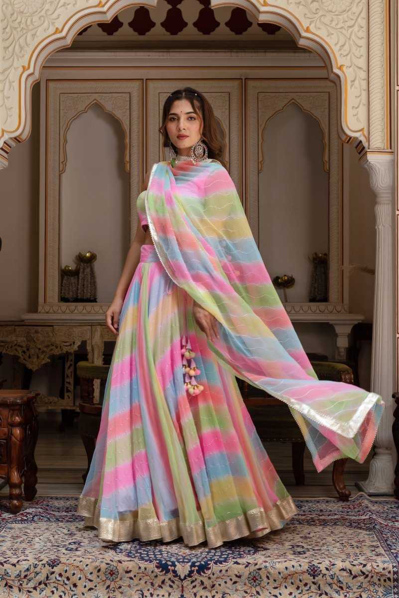 Ynf Georgette RIN157 PB LEHENGA-17 Lehengas Plus Size Collections Wholesale Printed Lehenga Georgette Lehenga Pink Lehenga Manufacturer- Kapda Export