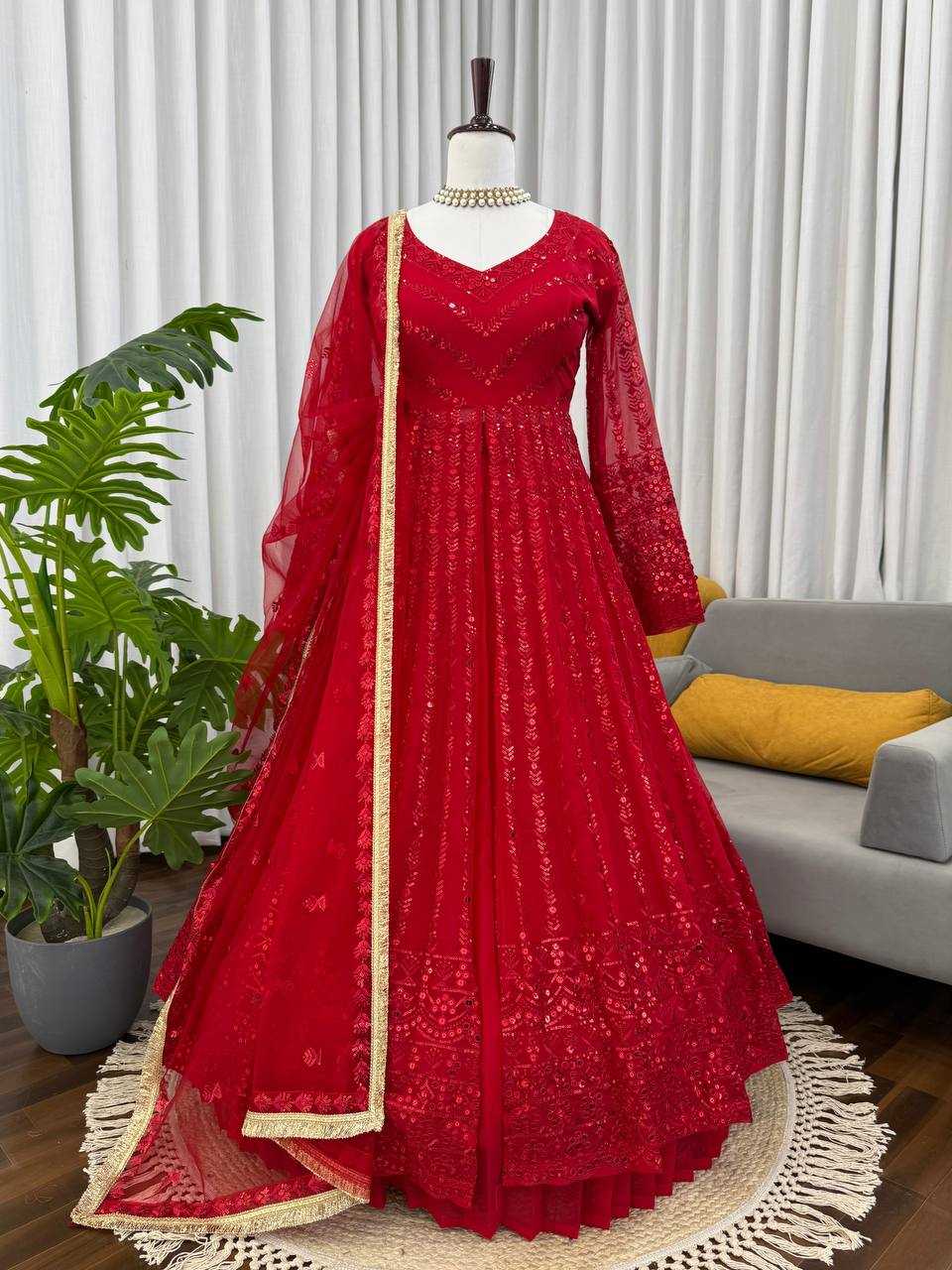 Ynf Georgette RIN162 6453 Lehengas Wholesale Designer Lehenga Designer Lehenga Choli Anarkali Lehenga Manufacturer- Kapda Export