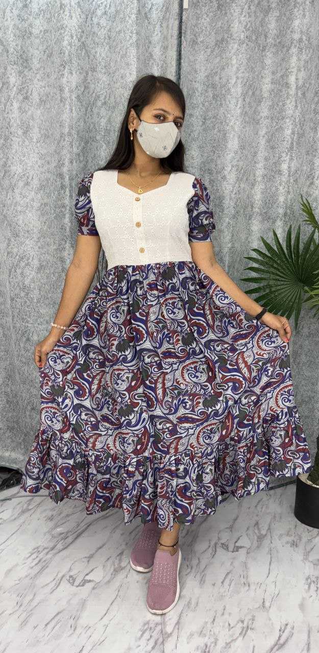 Ynf Hakoba KESH603 pari Kurti Wholesale Casual Kurtis Fancy Kurti Party Wear Gown Style Kurtis Manufacturer- Kapda Export