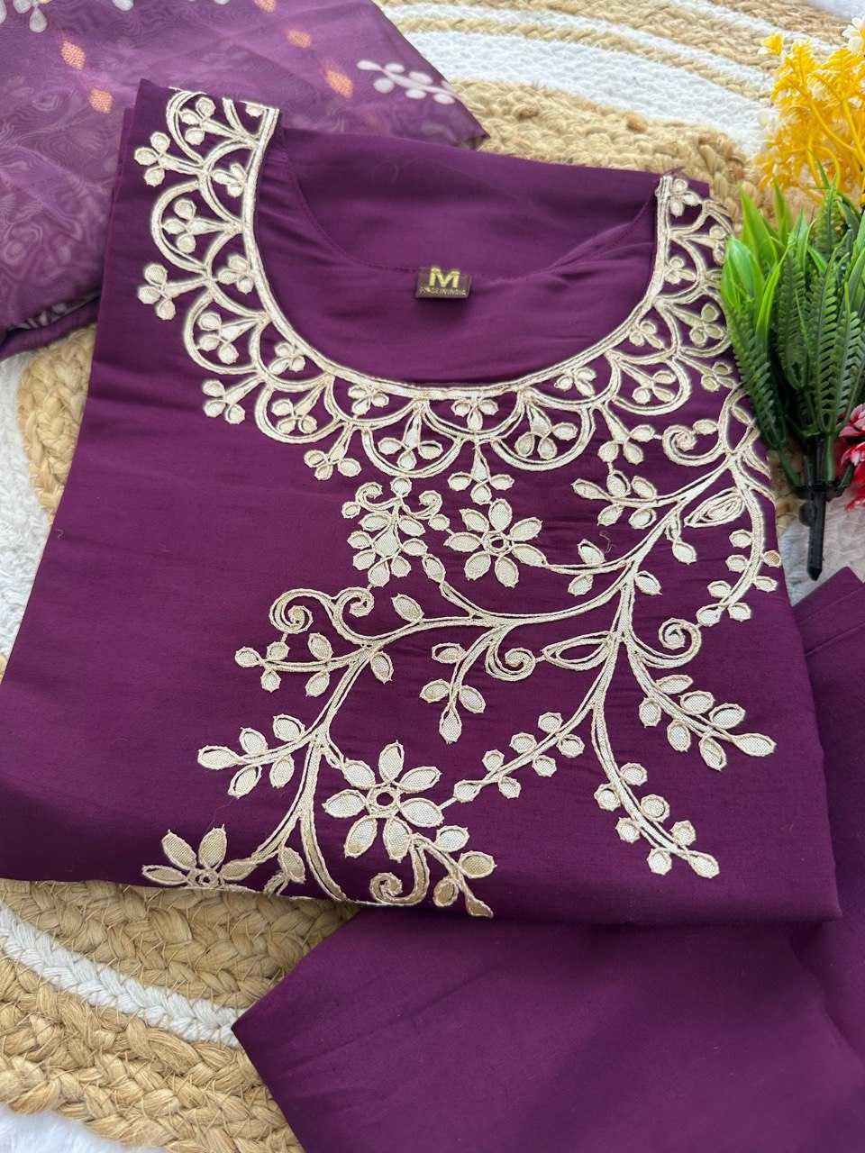 Ynf Heavy Roman Silk KESH601 910 Kurti Wholesale Fancy Kurti Embroidered Kurtis Gota Patti Kurtis Manufacturer- Kapda Export