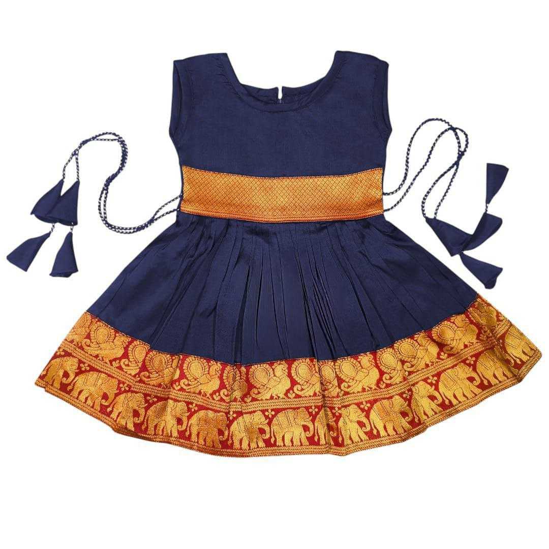 Ynf Jacquard RIN204 KRISHIV Kids Wear Wholesale Kids Frocks Girls Frock Kids Ethnic Wear Manufacturer- Kapda Export