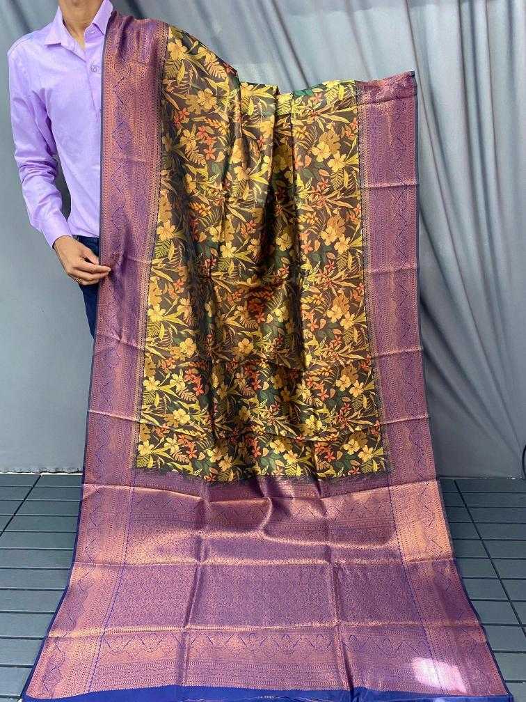Ynf Silk KESH249 NIHARIKA Silk Sarees Wholesale Pattu Sarees Printed Silk Saree Designer Silk Sarees Manufacturer- Kapda Export