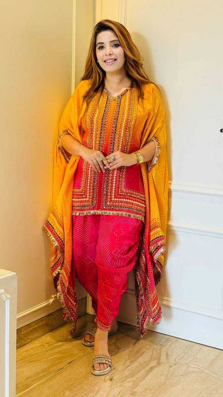 Ynf Chinon Silk KESH531 1051 Suits & Dresses Wholesale Designer dresses Party Wear Dresses Kaftan Dresses Manufacturer- Kapda Export