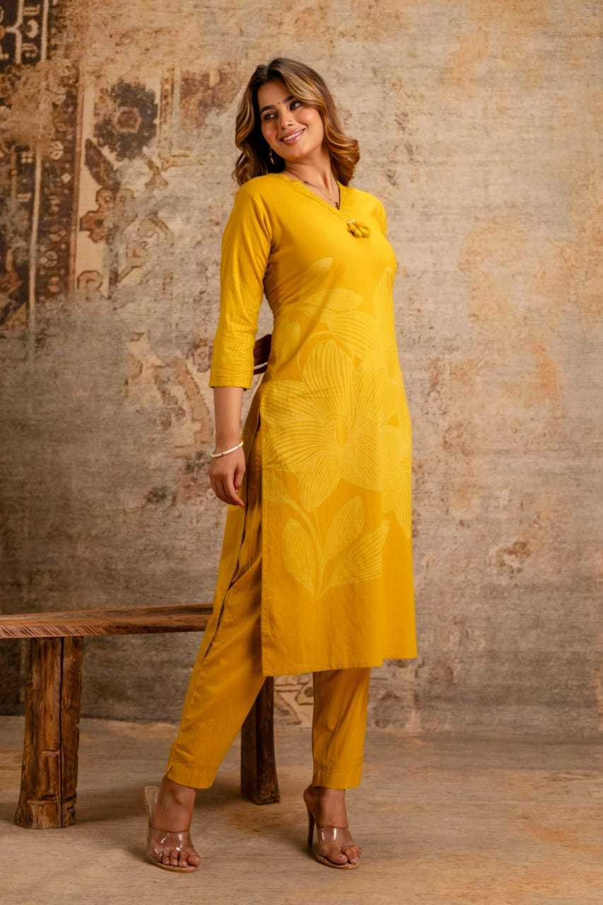 Ynf Cotton KESH618 KIYARA Suits & Dresses Wedding Collections Wholesale Embroidery Suits Cotton Suits Haldi Outfits Manufacturer- Kapda Export