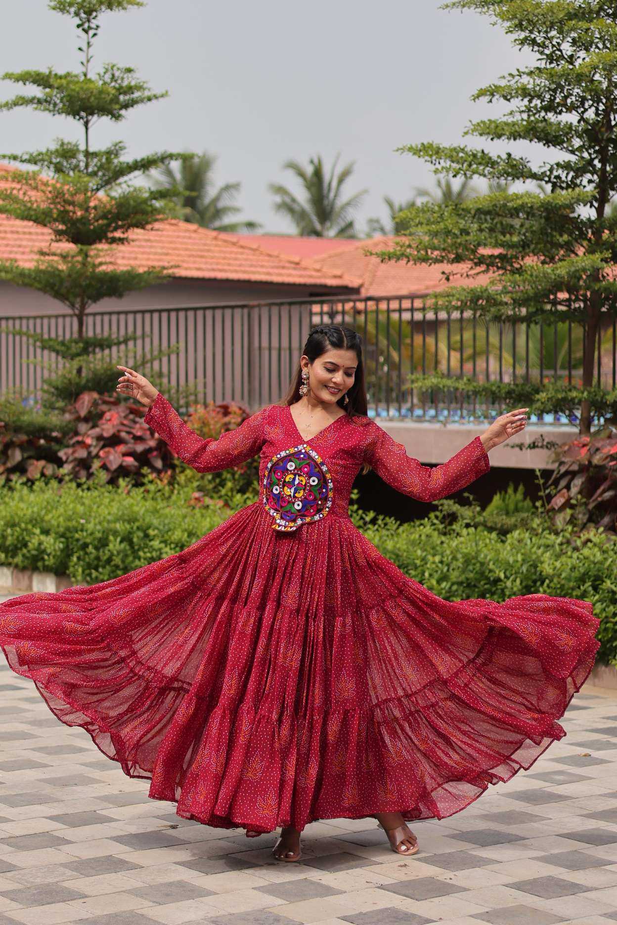 Ynf Faux Georgette KESH530 RM121 Gowns Wholesale Party Wear Gowns Designer Gowns Reception Gowns Manufacturer- Kapda Export