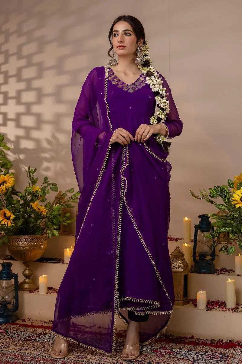 Ynf Georgette RIN157 PC-2169 Gowns Plus Size Collections Wholesale Work Gowns Designer Gowns Reception Gowns Manufacturer- Kapda Export