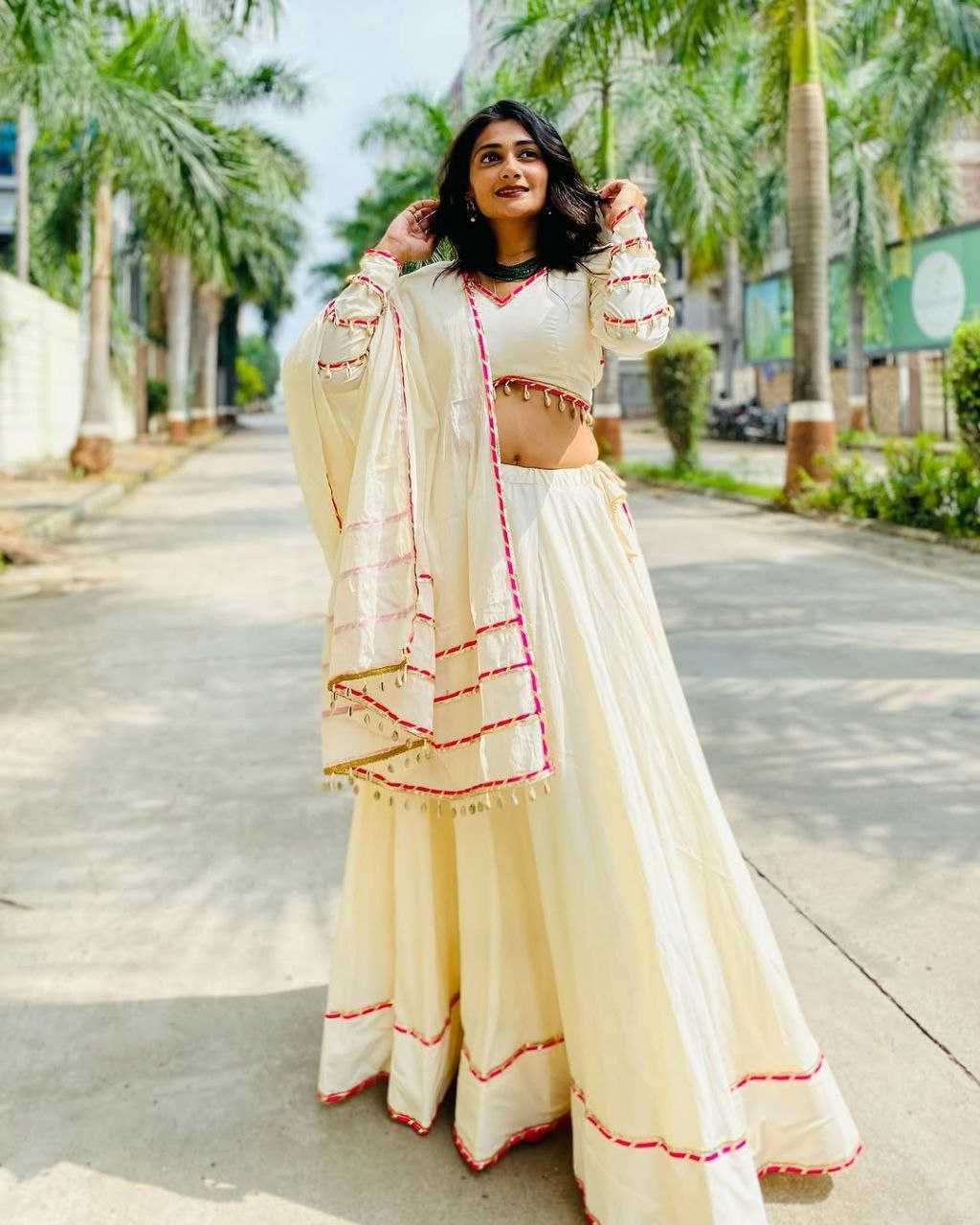 Ynf Georgette RIN157 PC NAVRATRI NIGHTS-37 Lehengas Festive Collections Plus Size Collections Wholesale Fancy Lehenga White Lehenga Navratri Chaniya Choli Manufacturer- Kapda Export