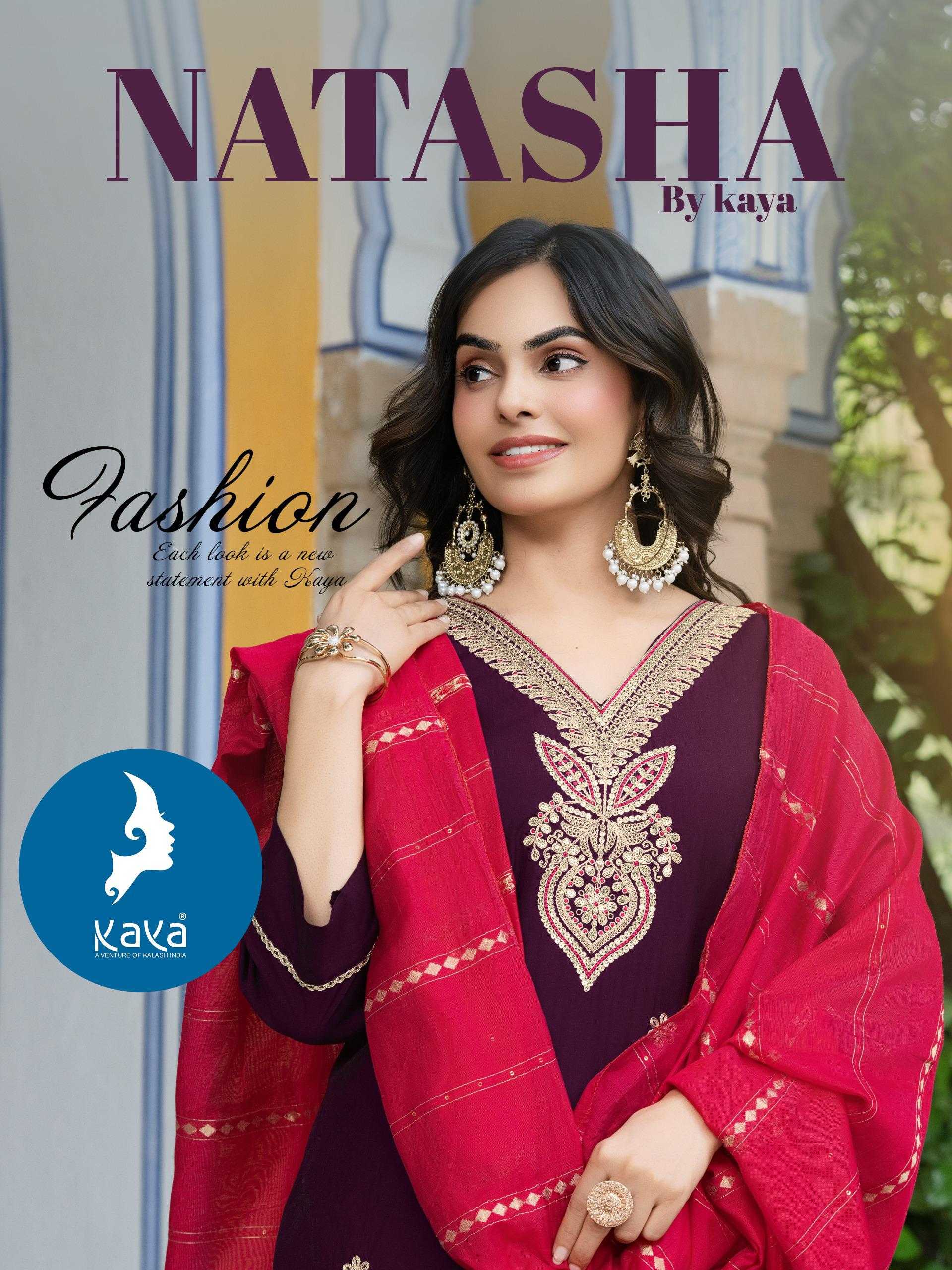 Ynf Heavy Roman Silk RIN190 KAYA KURTI NATASHA Setwise Collections Wholesale Kurtis Catalogs Manufacturer- Kapda Export