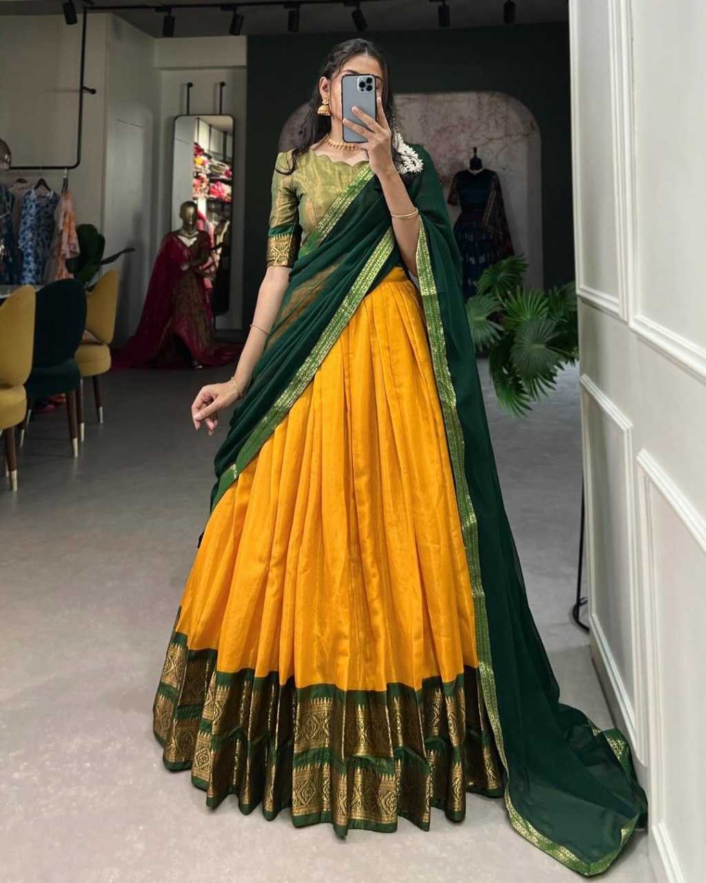 Ynf Jacquard KESH334 Sai Lehengas Festive Collections Wholesale Designer Lehenga Fancy Lehenga Independence Day Collections Manufacturer- Kapda Export