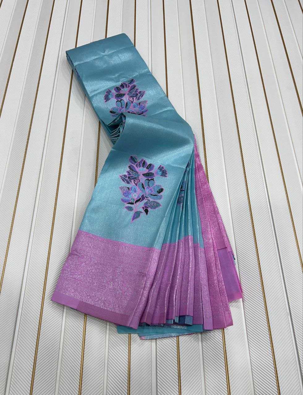 Ynf Jacquard RIN225 995 Silk Sarees Wholesale Pattu Sarees Zari Border Silk Sarees Embroidered Silk Sarees Manufacturer- Kapda Export