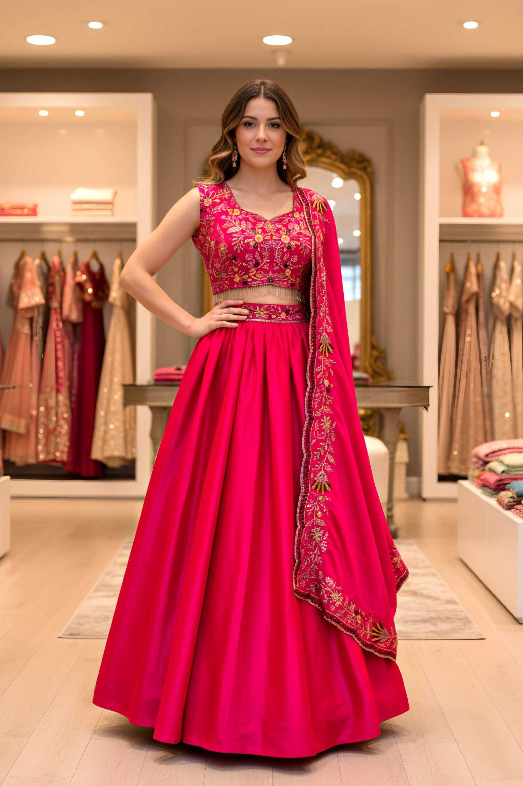 Ynf Malay Satin Silk KESH533 ON5101 Lehengas Wedding Collections Wholesale Designer Lehenga Sequins Lehenga Sangeet Outfits Manufacturer- Kapda Export