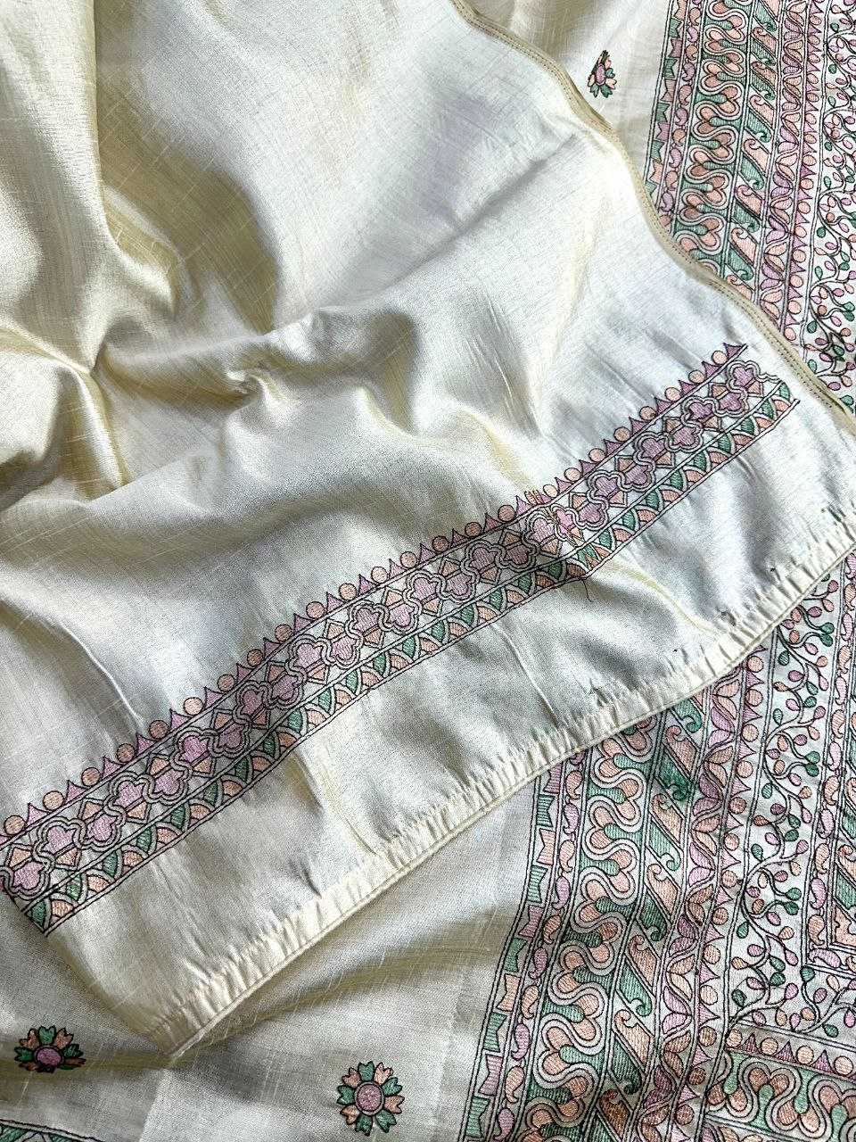 Ynf Tussar Silk KESH488 TRISHA Silk Sarees Wholesale Tussar Silk Sarees Traditional Silk Sarees White Silk Sarees Manufacturer- Kapda Export