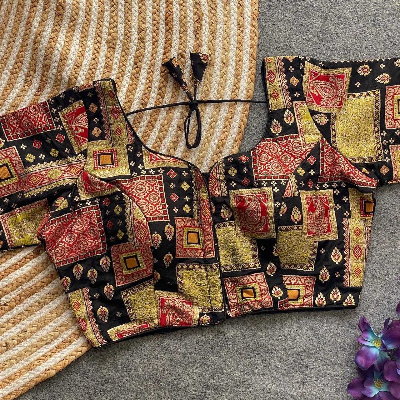 Ynf Dola Silk KESH426 PINKI10 Readymade Blouses Festive Collections Wholesale V-Neck Blouses Party Wear Blouse Silk Blouse Manufacturer- Kapda Export