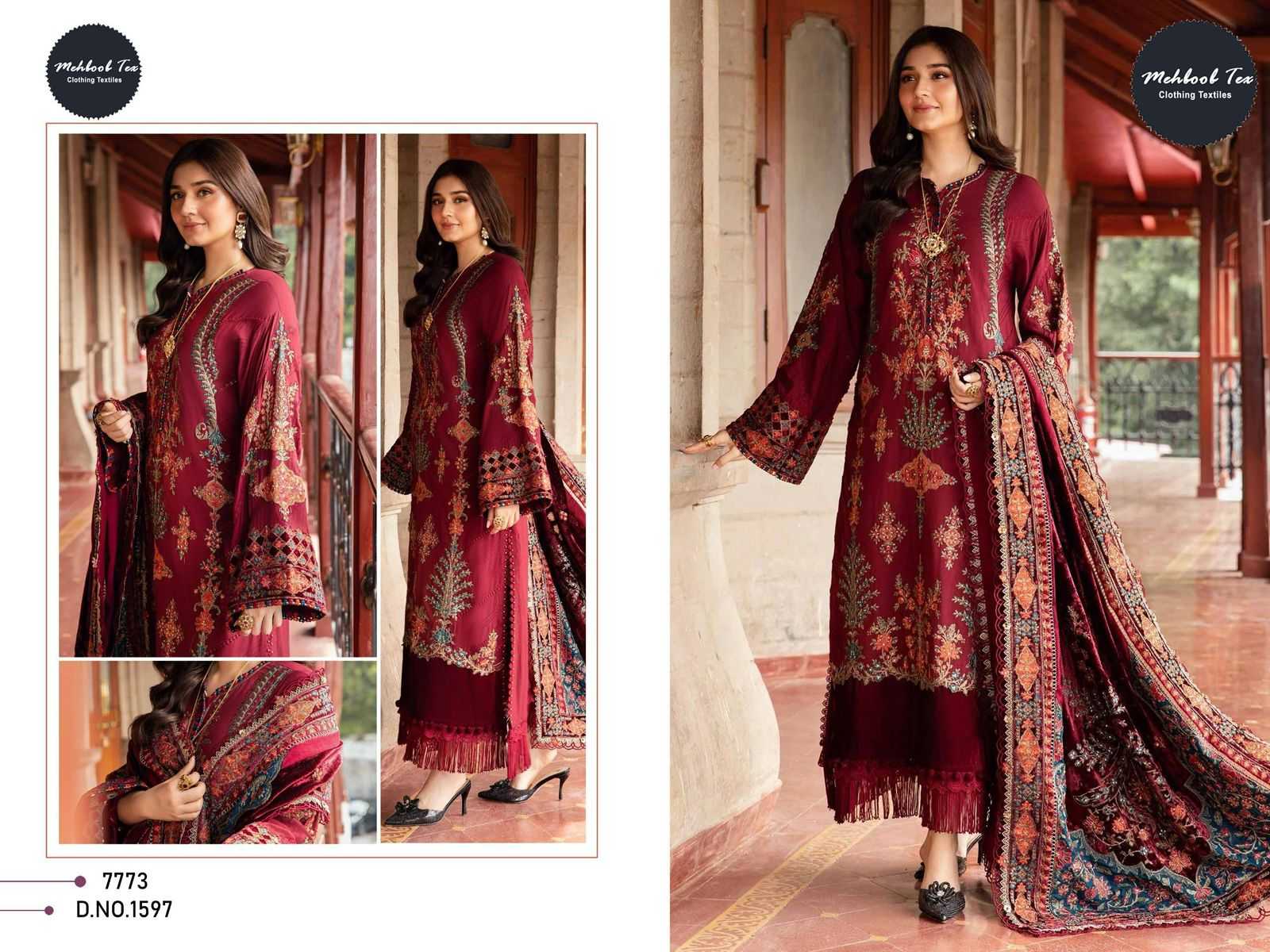 Ynf Rayon KESH586 MEHBOOB MARIA 1597 Suits & Dresses Islamic Clothing Wholesale Pakistani Suits Unstitched Suits Semi Stitched Suits Manufacturer- Kapda Export