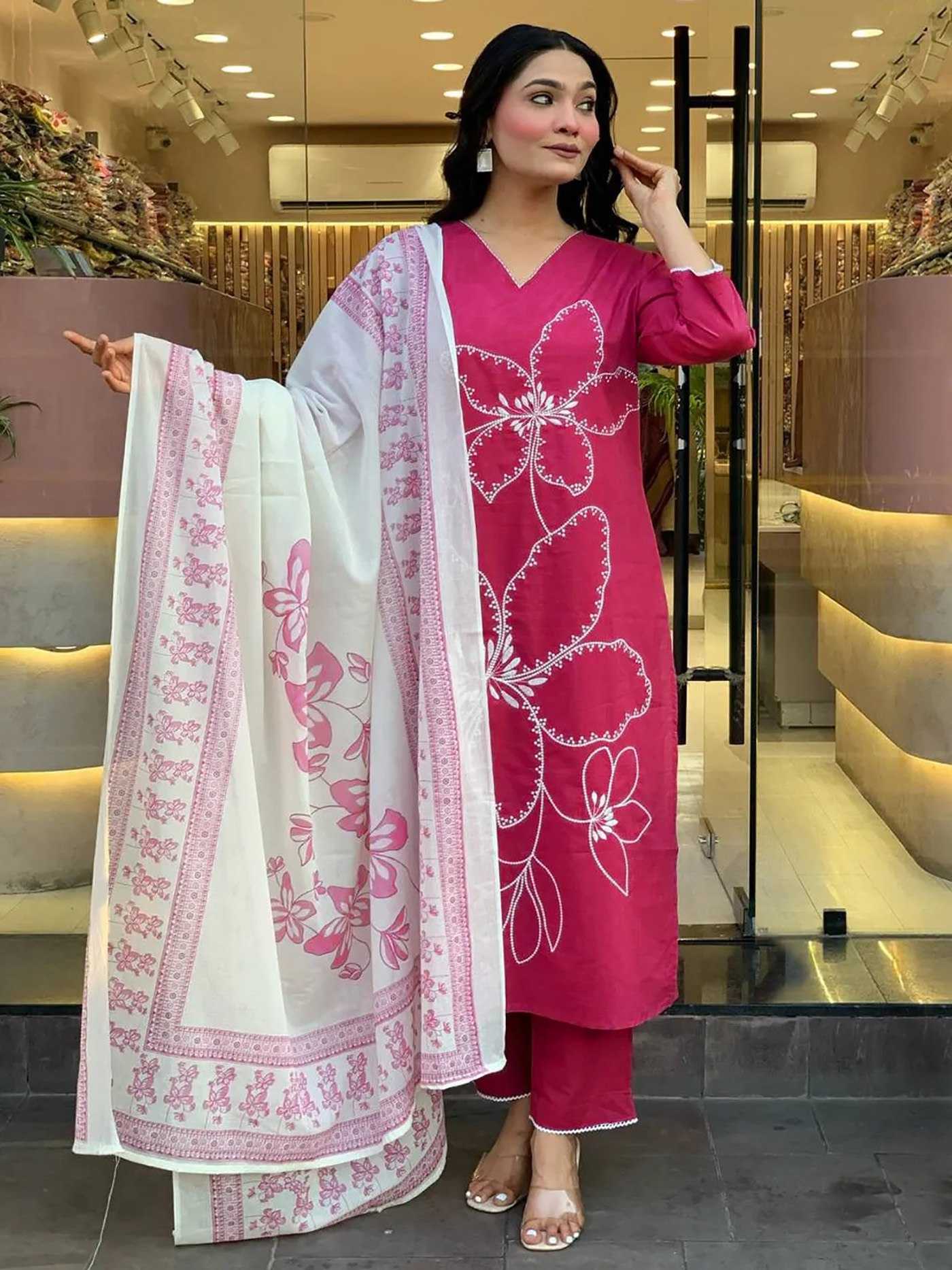 Ynf Silk KESH334 SAJAWAT Suits & Dresses Festive Collections Wholesale Party wear suits Embroidered Suits Pink Salwar Suit Manufacturer- Kapda Export