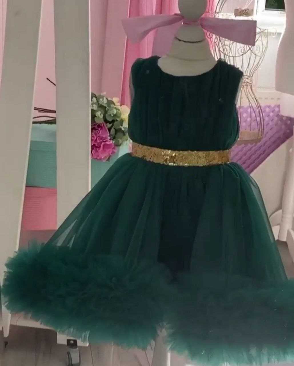 Ynf Soft Net RIN157 PC KID 8017 Kids Wear Wholesale Kids Frocks Girls Frock Kids Designer Frock Manufacturer- Kapda Export