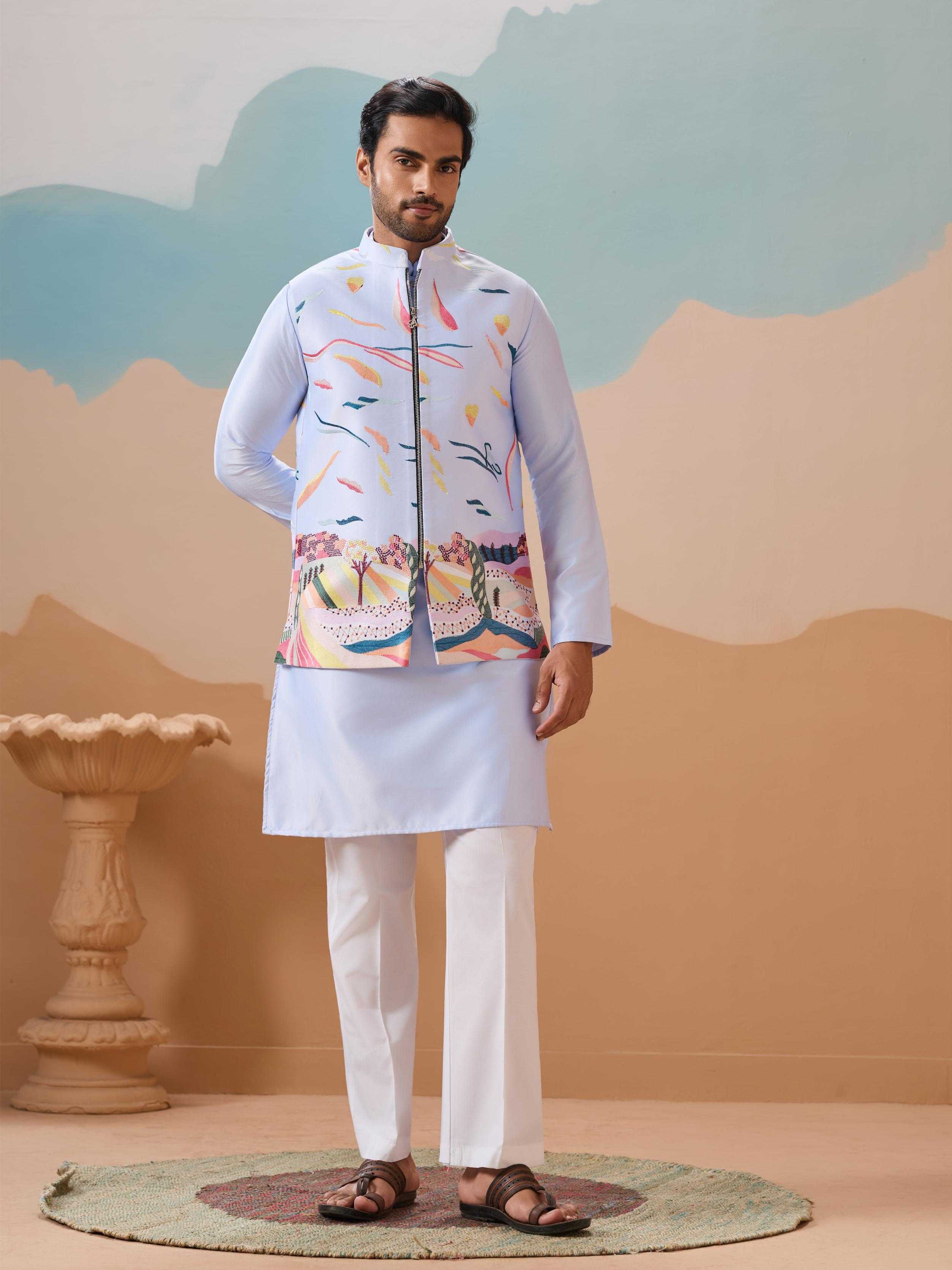 Ynf Silk RIN202 CARNIVAL Mens Wear Wholesale Mens Kurta Pyjama Silk Kurta Men Wedding kurta Manufacturer- Kapda Export