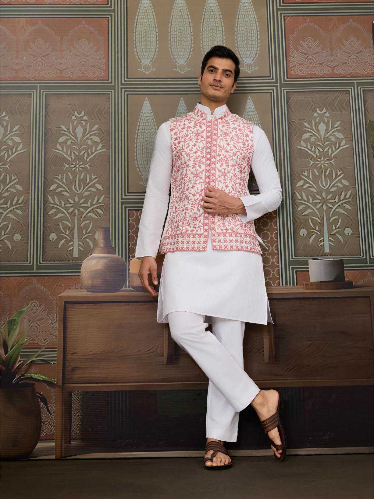 Ynf Silk RIN202 ROYAL DRAPE - 3 Mens Wear Wholesale Mens Kurta Pyjama Silk Kurta Men Wedding kurta Manufacturer- Kapda Export