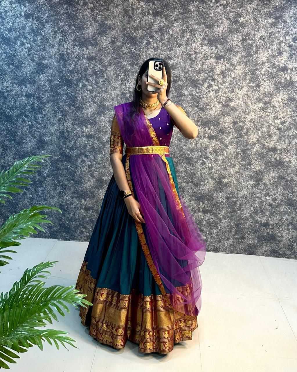 Ynf Silk RIN235 1038 Gowns Wholesale Fancy Gowns Party Gowns Simple Gowns Manufacturer- Kapda Export